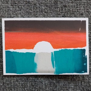 Conjunto de cartões postais - "Pass It On" - Sunset Ocean