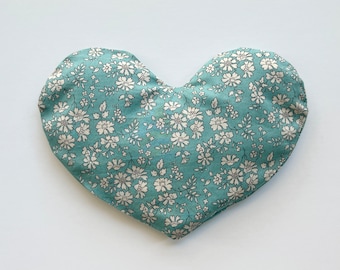 WASHABLE Weighted Eye Pillow, Liberty of London floral, soft fabric, filled with Flax, Lavender, Mint, or Unscented Hot Warm Cold pack