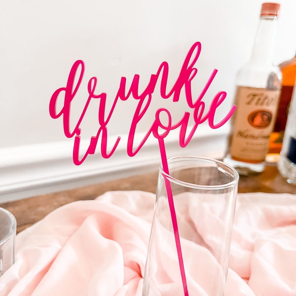 Drunk In Love Drink Stir Stick | Just Drunk Drink Stir Stick | Bachelorette Stir Stick | Stir Stick | Drink Stirrer | Swizzle Stick