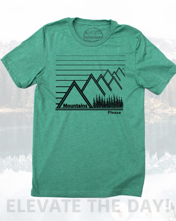 Men's mountain printed t-shirt