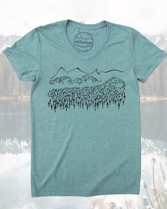 Mountains Are Calling Soft Nature T Shirt by American Apparel 50
