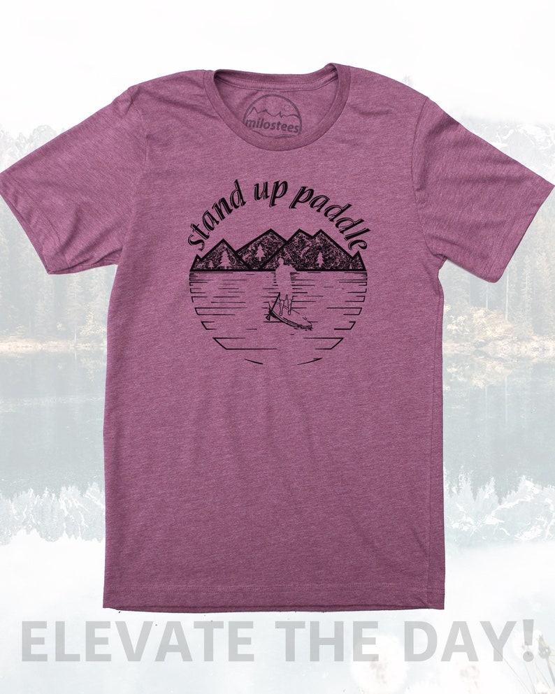 Paddle Board T Shirt Causal Paddle Boarding Apparel SUP Etsy