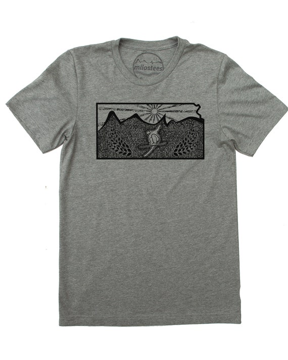 Shirt Large Grey Skiing Apparel 