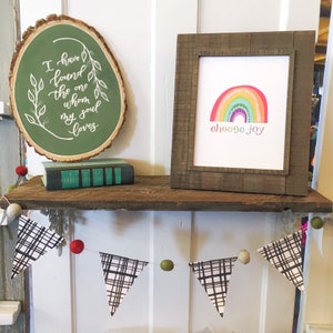 Illustrated Rainbow Print with Hand Lettering - Choose Joy