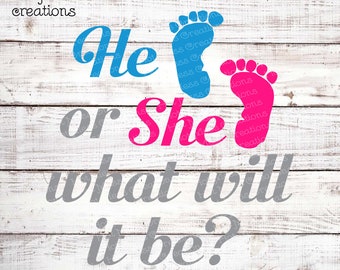 He Or She What Will Etsy He Or She What Will Etsy
