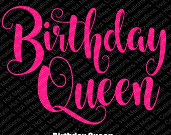 Birthday queen svg | Etsy