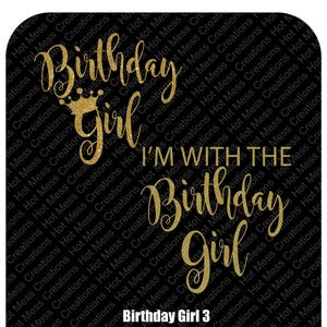 Geburtstag SVG PNG - ich bin mit dem Birthday Girl SVG PNG - Digital Download