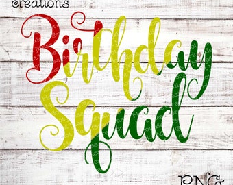 Geburtstag PNG - Birthday Squad Jamaika Theme PNG