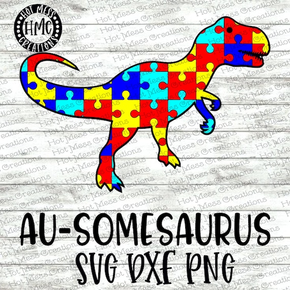 Download Autism Design Svg Dxf Eps Autism Dinosaur Design Etsy PSD Mockup Templates