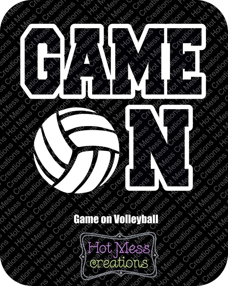 Volleyball SVG DXF Game on Volleyball Design Digital - Etsy