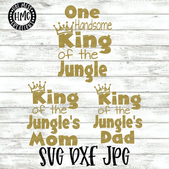 Download Boys Birthday Svg Dxf Jpg Bundle One Handsome King Of The Etsy