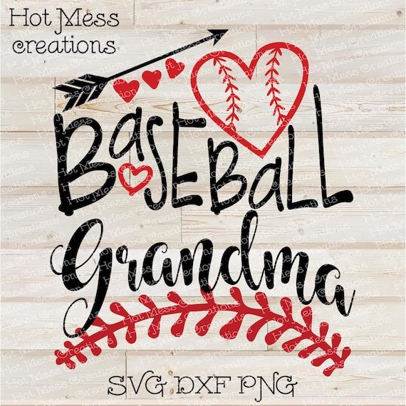 Download Baseball Svg Dxf Png Baseball Grandma Digital Download Etsy