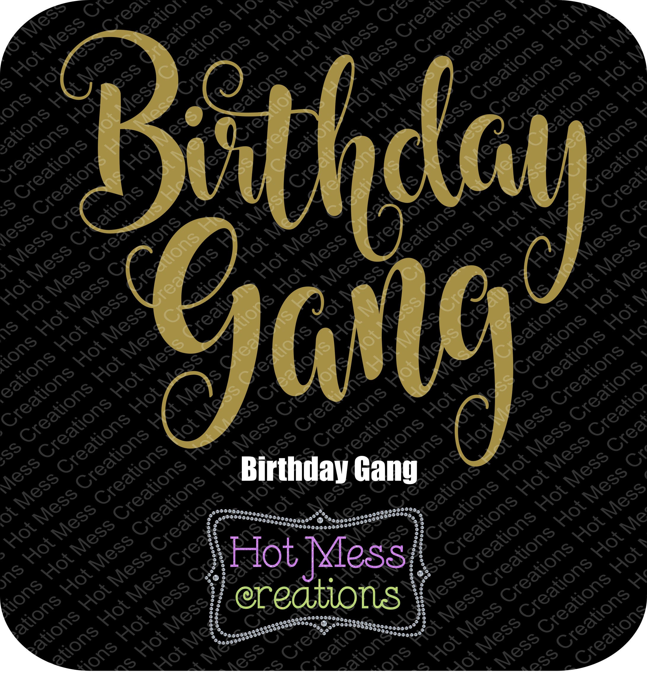 Download Birthday Gang SVG Birthday Girl SVG SVG Digital Download