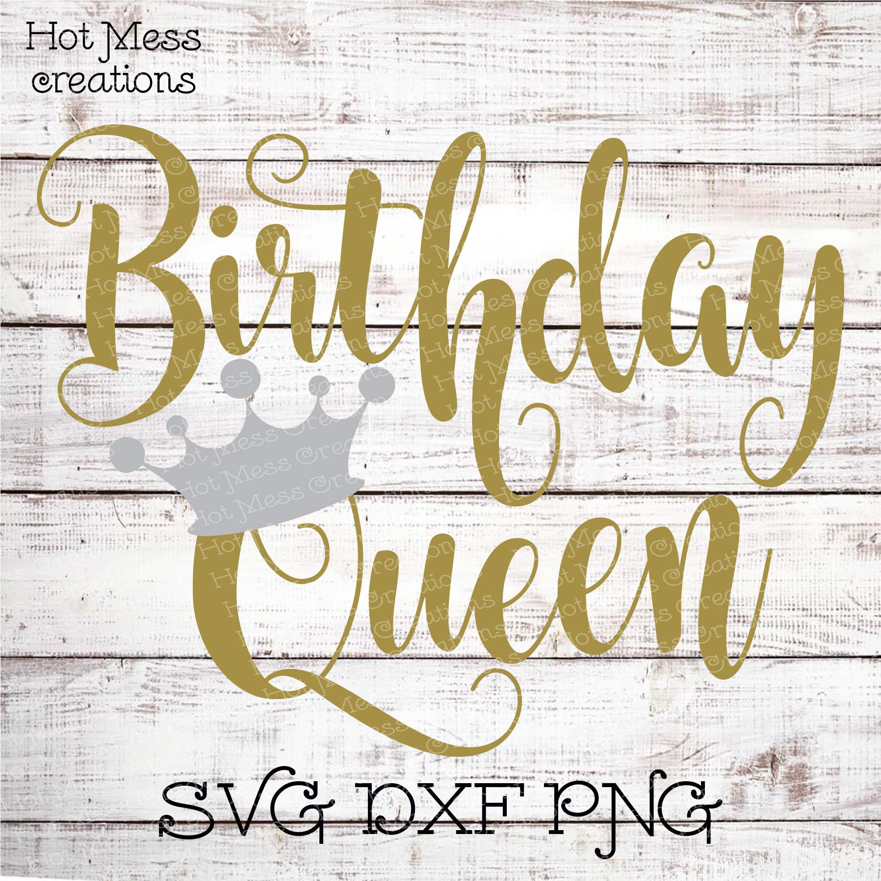 Download Birthday Queen SVG DXF PNG Birthday Queen Shirt Design | Etsy