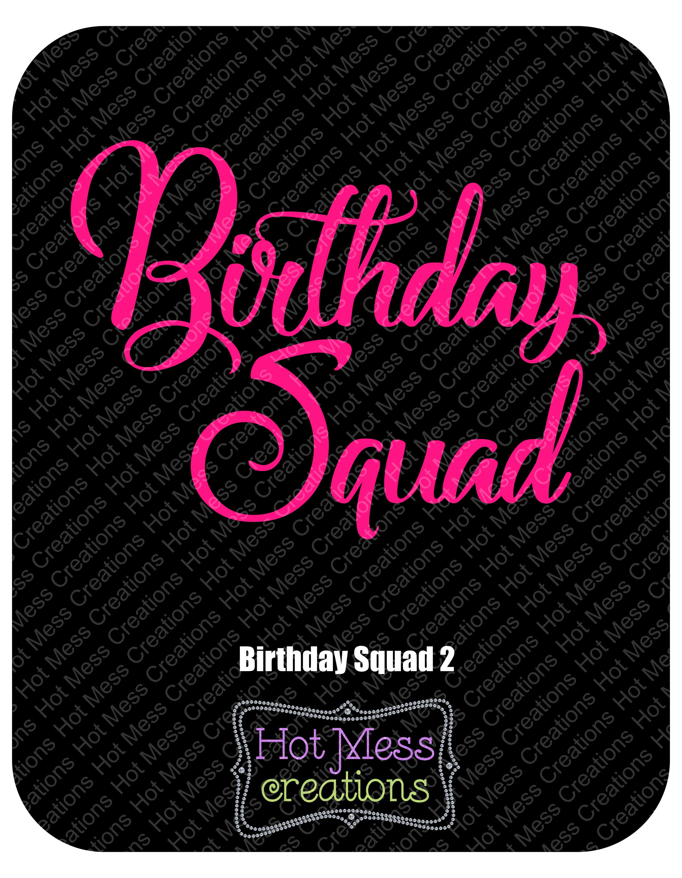 Download Birthday Squad SVG Birthday Design Birthday Girl SVG SVG ...