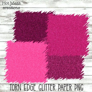 Glitter backgroubd - Carta digitale glitterata rosa strappata per sublimazione e design - Download digitale