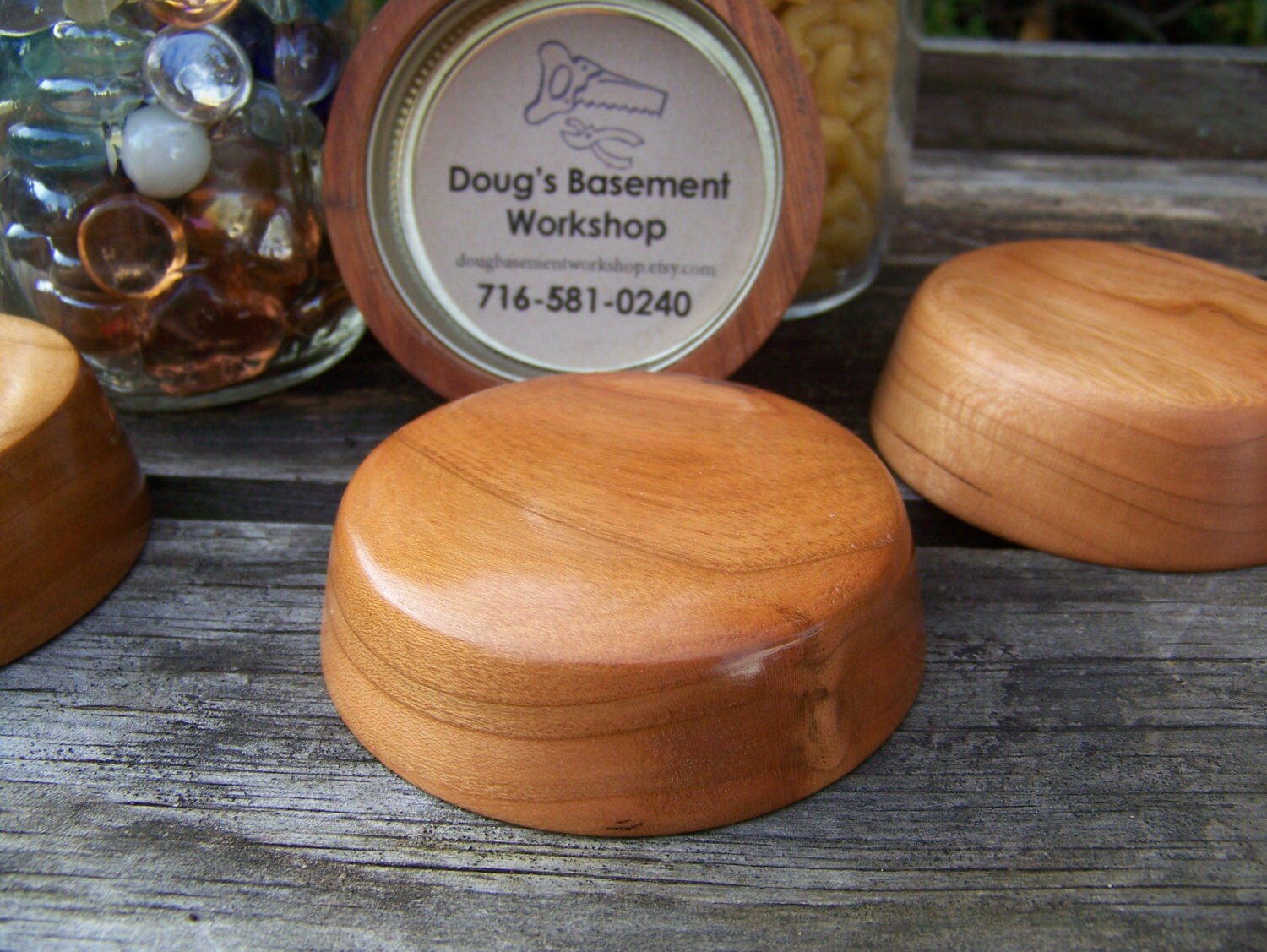 Wooden Mason Jar Lids Etsy