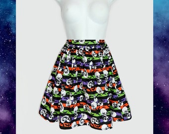 Halloween Skull Skirt