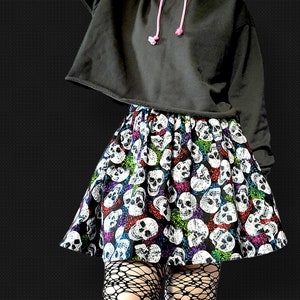 Halloween Skull Skirt