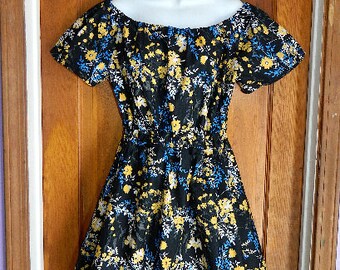Black Floral Dress