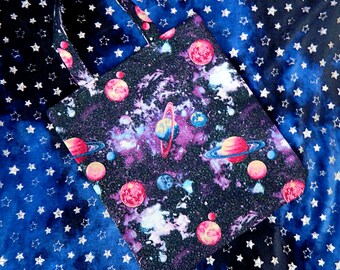 Galaxy Cotton Tote Bag