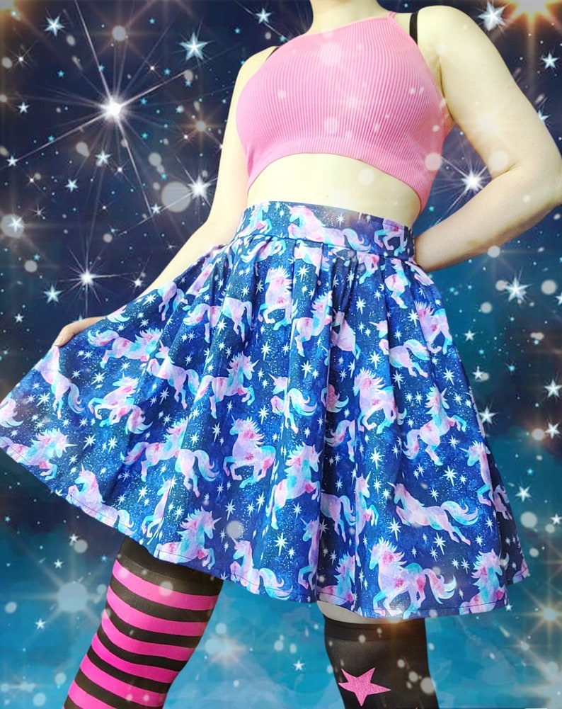 Custom Galaxy Unicorn Skirt image 1