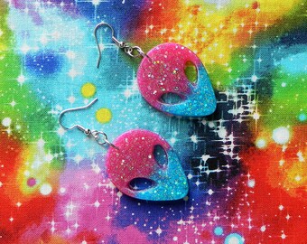 Cute Alien Earrings