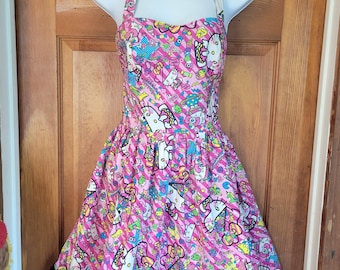 Pink Hello Kitty Halter Top Dress