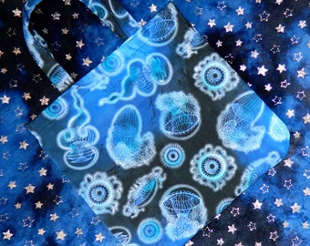 Jellyfish Cotton Tote Bag