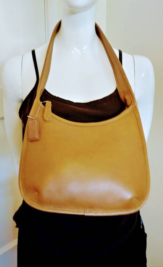 Vintage Coach British Tan Ergo Purse