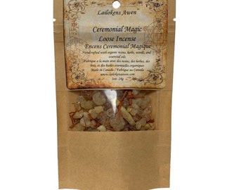 Lailokens Awen Loose Incense : Ceremonial Magic to Wealth - 21g to 28g