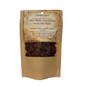 Lailokens Awen AbraMelin Loose Incense french manuscript 1 oz. 28g image 1