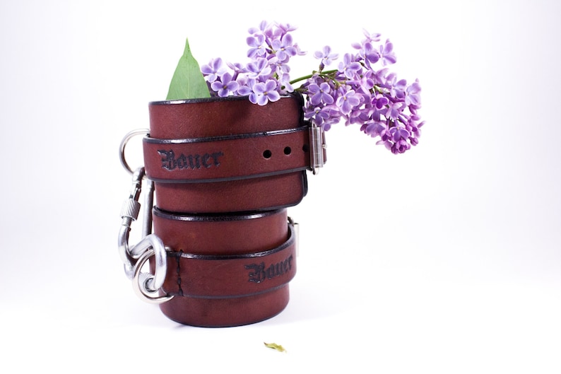 Leather Handcuffs BDSM For Lovers-Submission Handcuffs-Restrains-Leather Bracelets