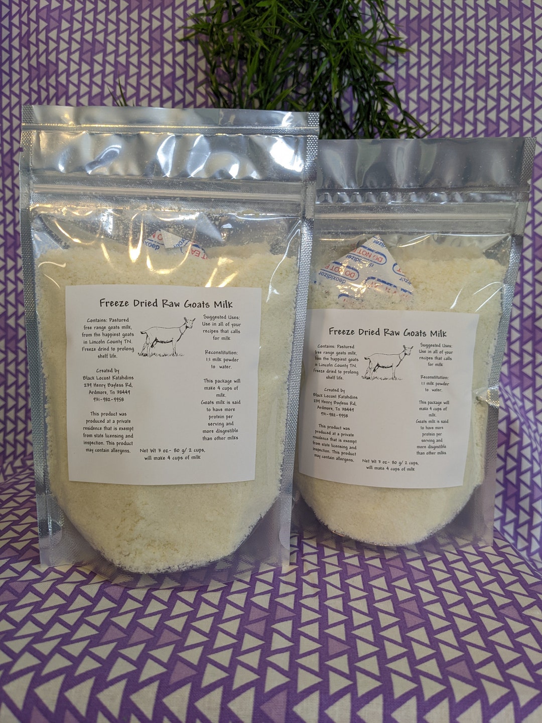 Freezedried Raw Goat's Milk the Nutritious and Convenient Way to Enjoy Raw Milk Etsy