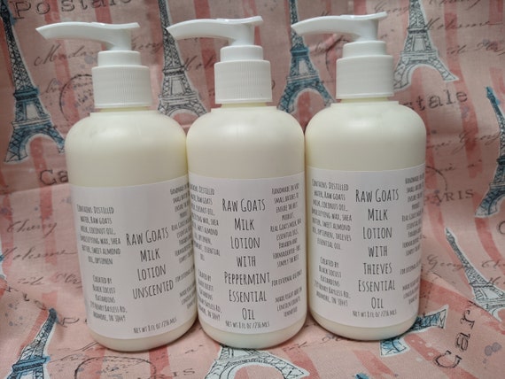 Raw Goats Milk Lotion Multiple Scents