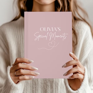 Letters to my daughter, Personalized Baby girl memory book, Thoughtful gift for new moms, Custom special moments journal, baby shower gift