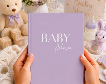 Letters to My Baby Journal, Personalized Baby Keepsake Book, Pregnancy Memory Journal, Baby Shower Gift, New Mom Gift, First Baby Keepsake