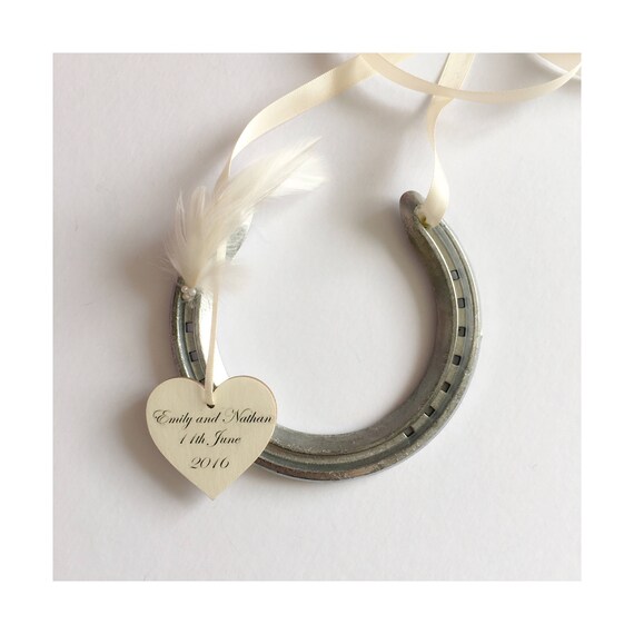 Party Supplies Wedding Decor Just Married White Wedding Handmade Lucky Horseshoe Hanging Wooden Accessory With Ivory Decoration Reception Decor Home Kitchen Kubicolab It