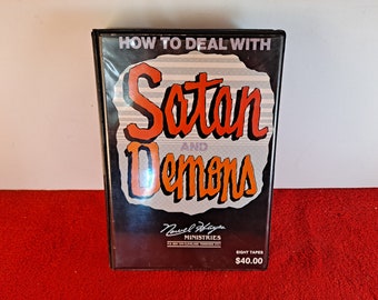 Vintage Norvel Hayes ministries cassettes, how to deal with Satan and Demons 8 cassette tapes