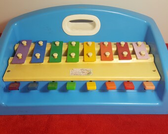 Vintage little tikes piano, xylophone, toddler, free shipping, musical instrument
