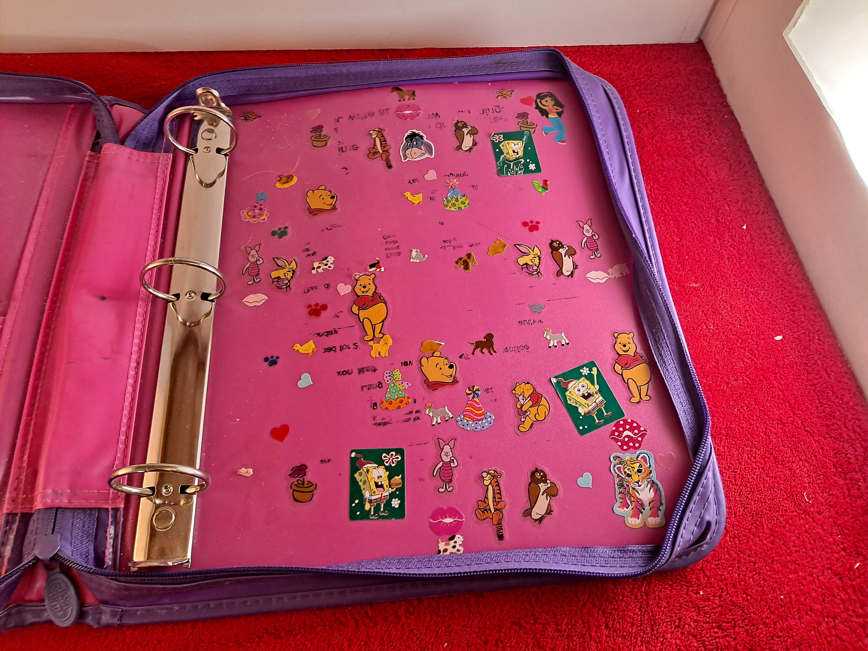 Vintage Lisa Frank Kittens Trapper Keeper, 3 Ring Zippered Binder Kitty Cats, Sold As Is