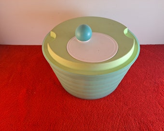 Vintage tupperware salad spinner, colander, salad bowl, 3 pc. Set, tupperware #3776, 3777, and 3779