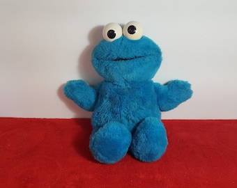 Vintage tickle me cookie monster, sesame street tickle me doll, Jim Henson,  Tyco 1997, working talking cookie monster