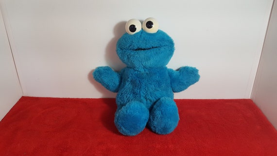 Vintage Tickle Me Cookie Monster Sesame Street Tickle Me Doll Jim Henson Tyco 1997 Working Talking Cookie Monster Etsy UK