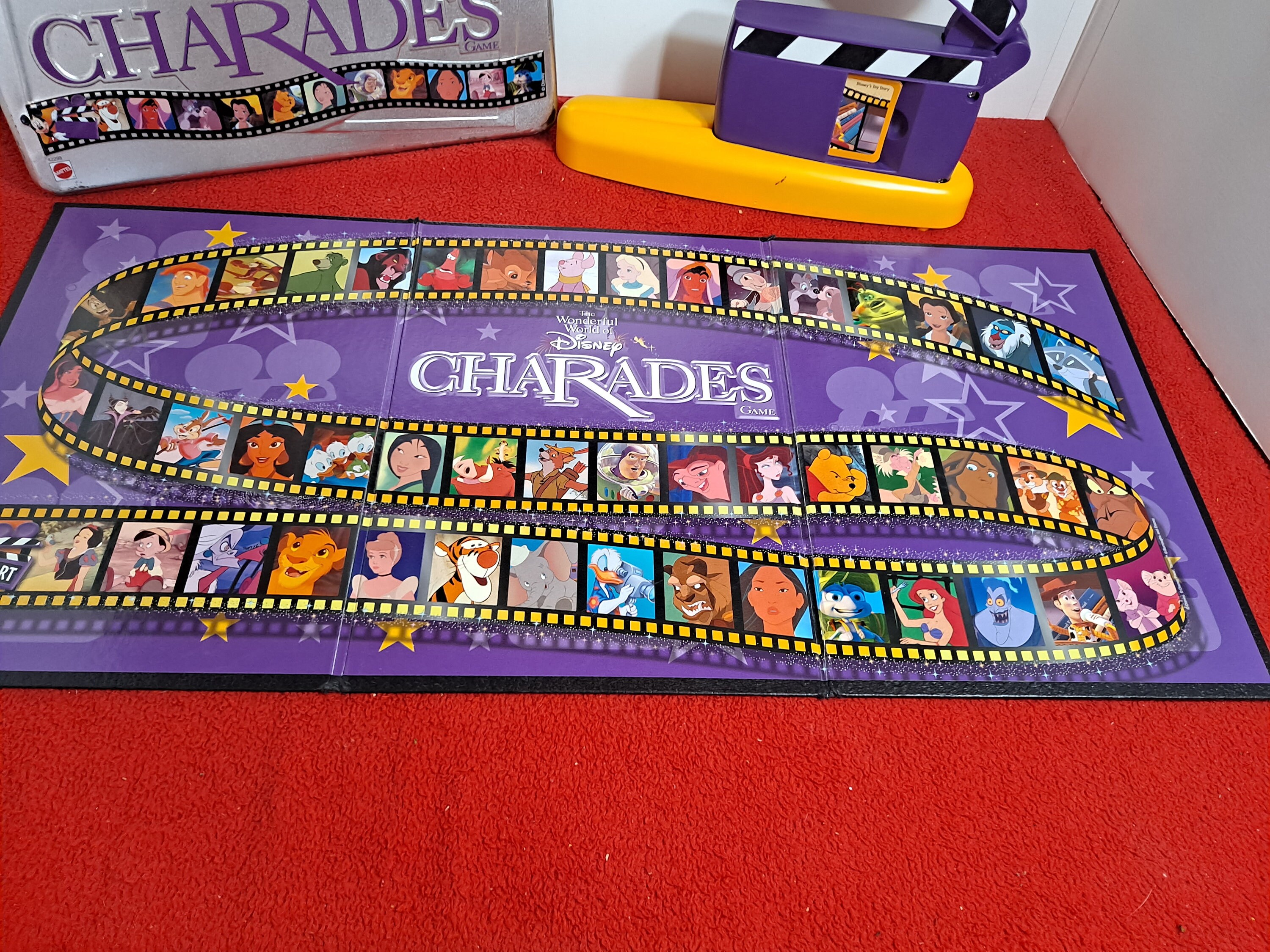 Vintage the wonderful world of disney charades game, mickey mouse 