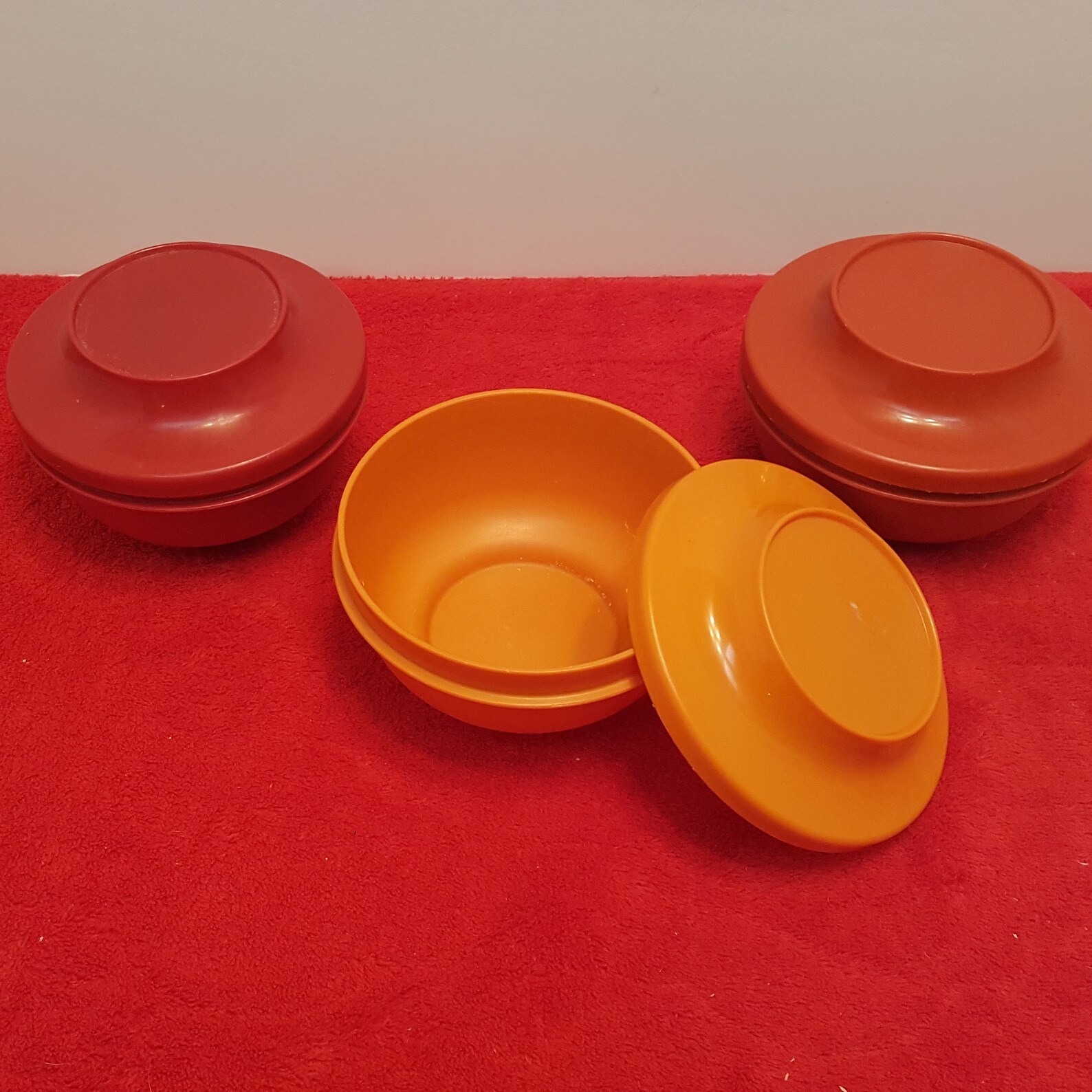 Vintage Tupperware Oriental Rice Bowls Pedestal Bowls Soup Etsy
