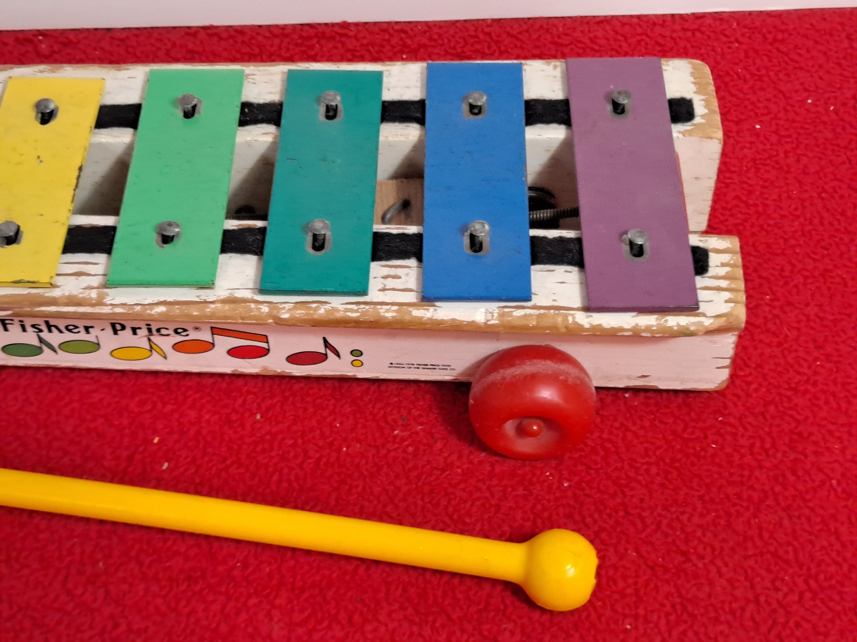 Vintage fisher price xylophone wood xylophone 1978 musical Etsy.de