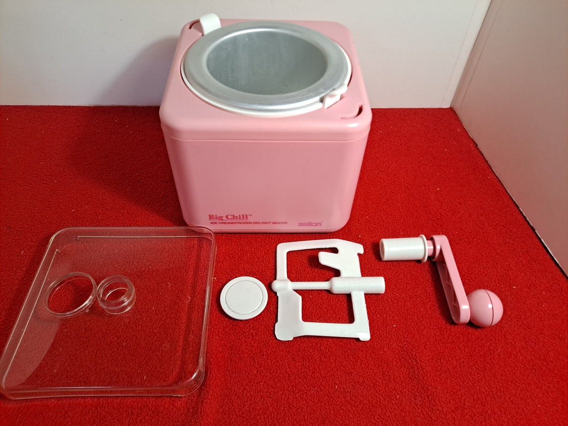 Vintage Salton Big Chill Ice Cream Frozen Delight Maker Etsy Hong Kong