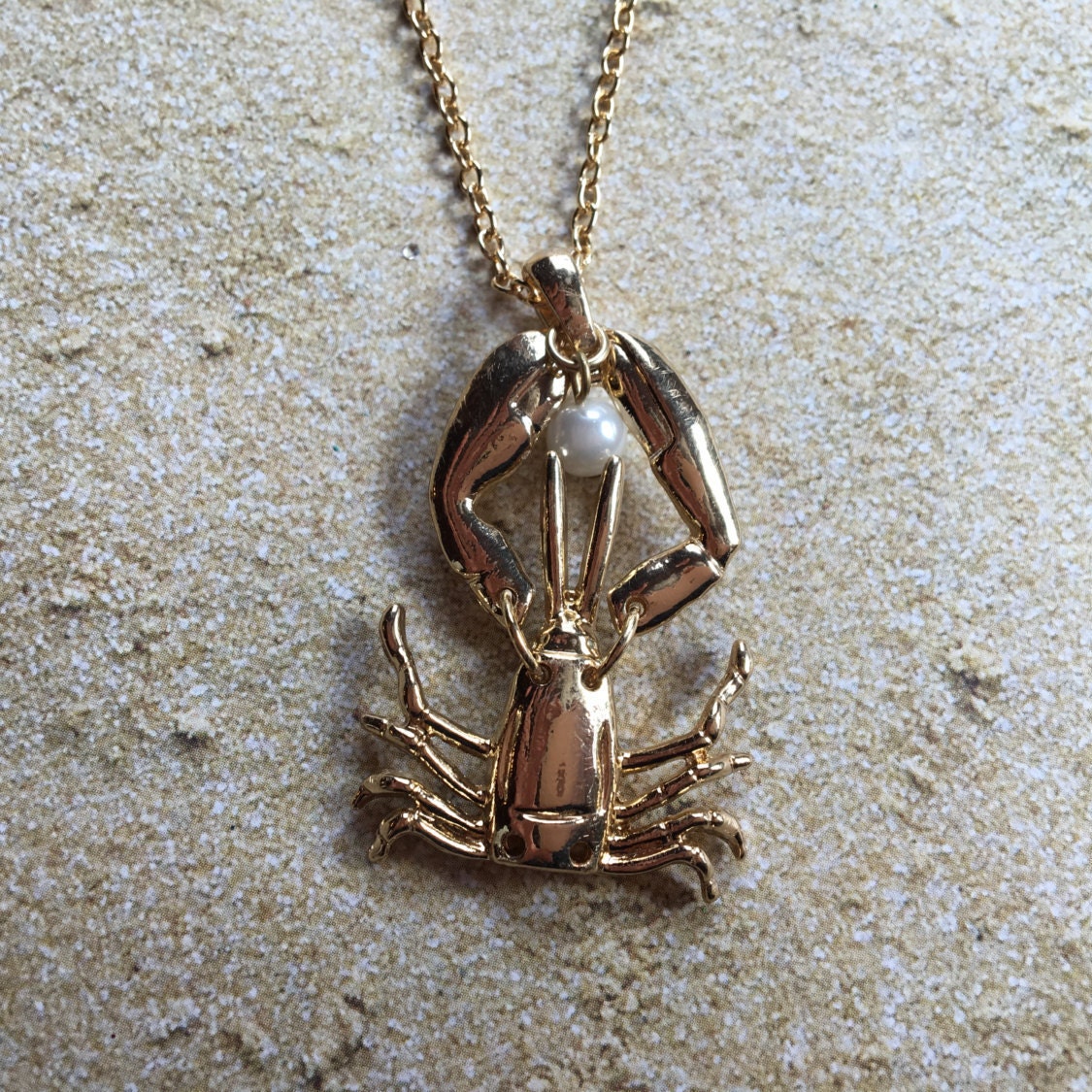 Crab Pendant Necklace Crab Statement Necklace Gifts for