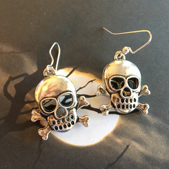 Halloween Jewelry Halloween Earrings Scary Earrings Skull | Etsy